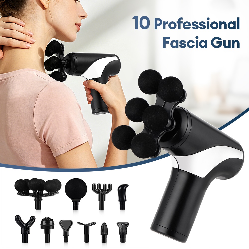 Health Wellness - Draagbare massagegun met 38 standen, intelligente