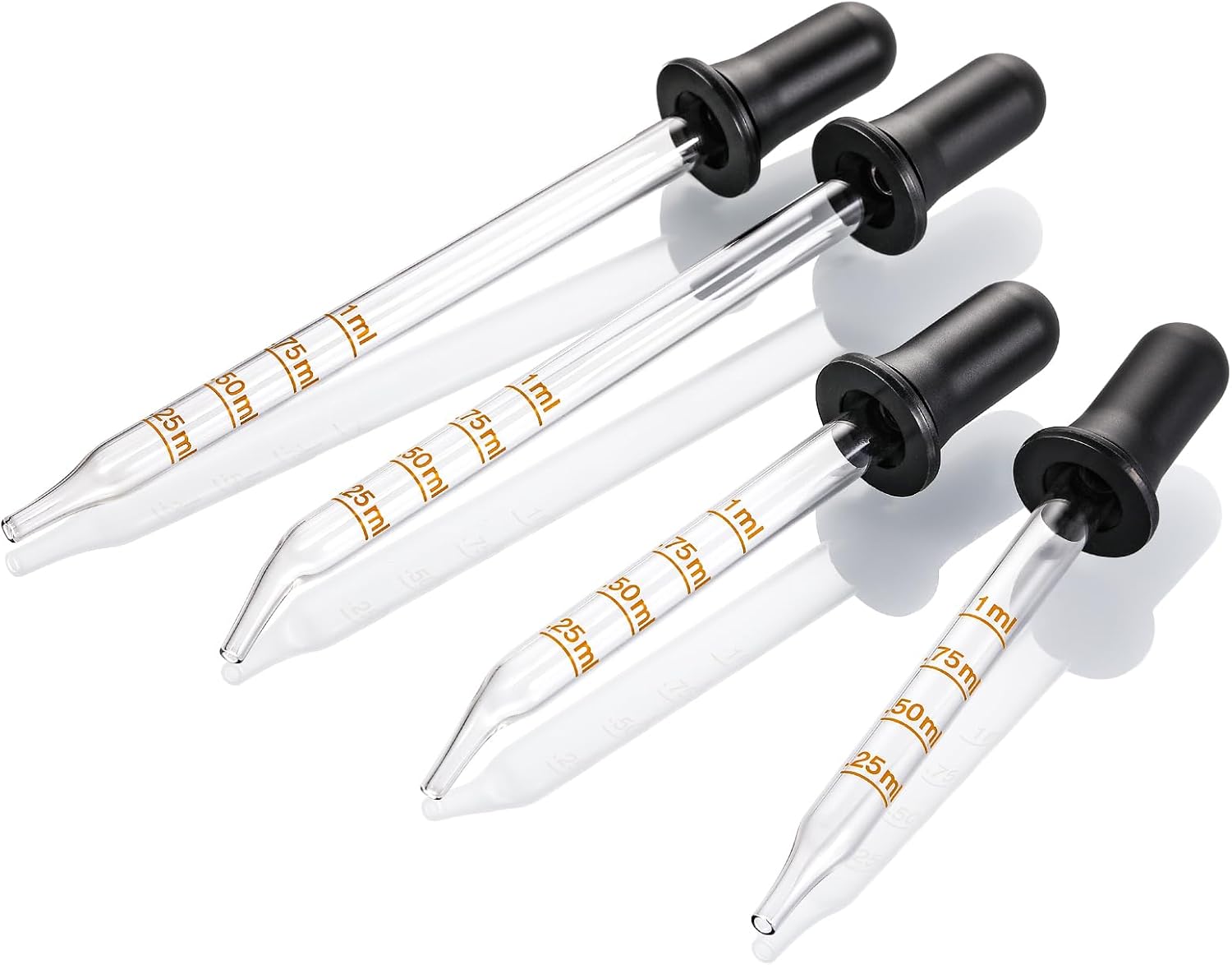 4 stuks 1 ml glazen druppelfle - Essential Oils recensie en prijs