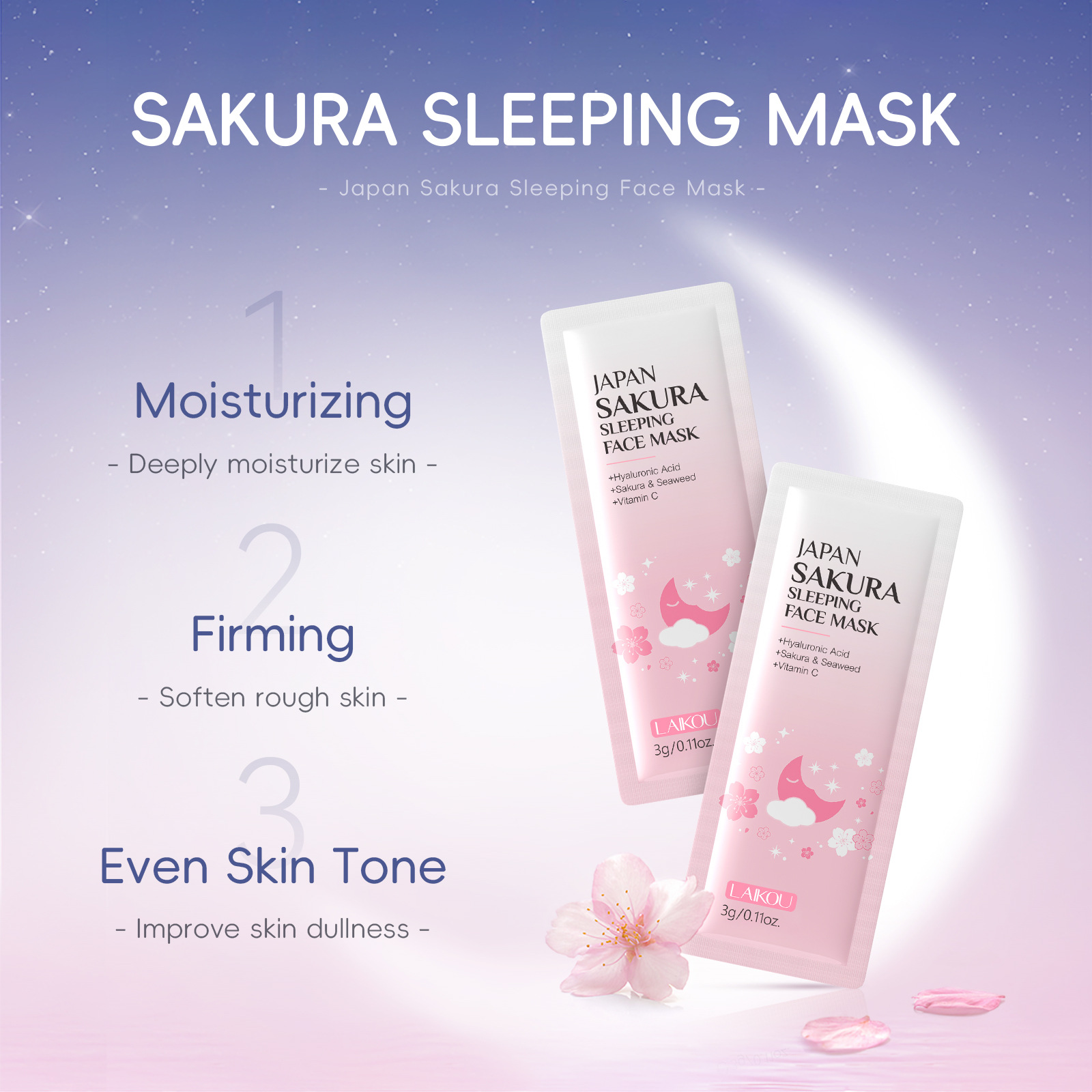 LAIKOU 7-delige slaapmasker se - Chamomile Tea recensie en prijs